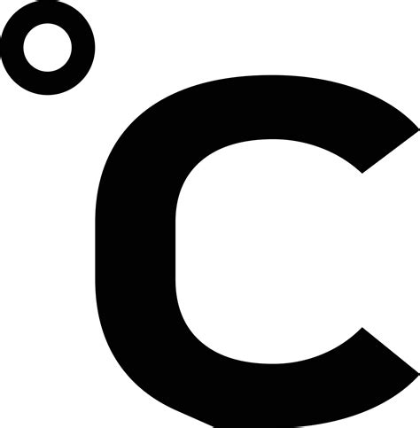 celsius symbol.